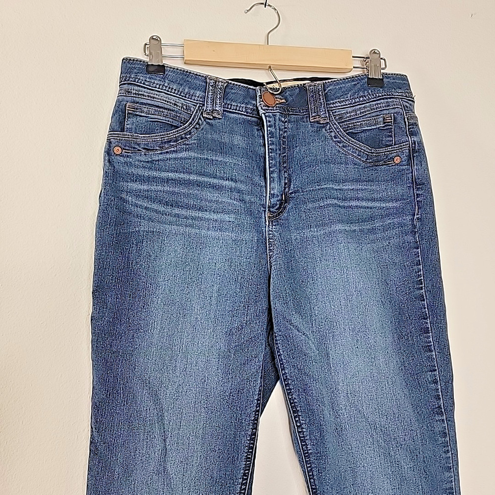 Democracy‎ Ab Tech Jeans Womens 10 Blue Stretch Mid Rise Skinny - Picture 3 of 7